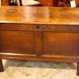 18thc Oak Coffer Chest - Image 2