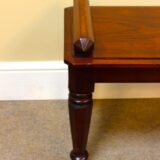 19thc Mahogany Window Seat/Hall Seat - Image 4