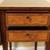 19thc Mahogany And Satin Wood Side Table - Image 3