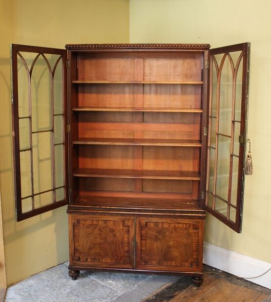 19thc Mahogany Bookcase - Image 4