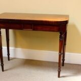 Regency Mahogany Card Table