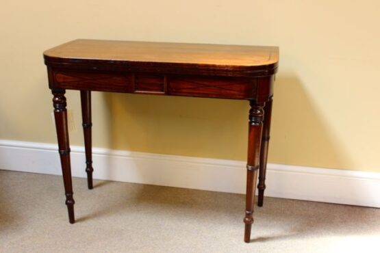 Regency Mahogany Card Table