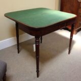 Regency Mahogany Card Table - Image 5