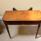 Regency Mahogany Card Table - Image 6