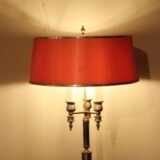 Early 20thc Brass Three Tier Table Lamp - Image 2